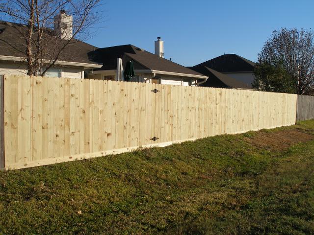 Wood Fencing Style 6